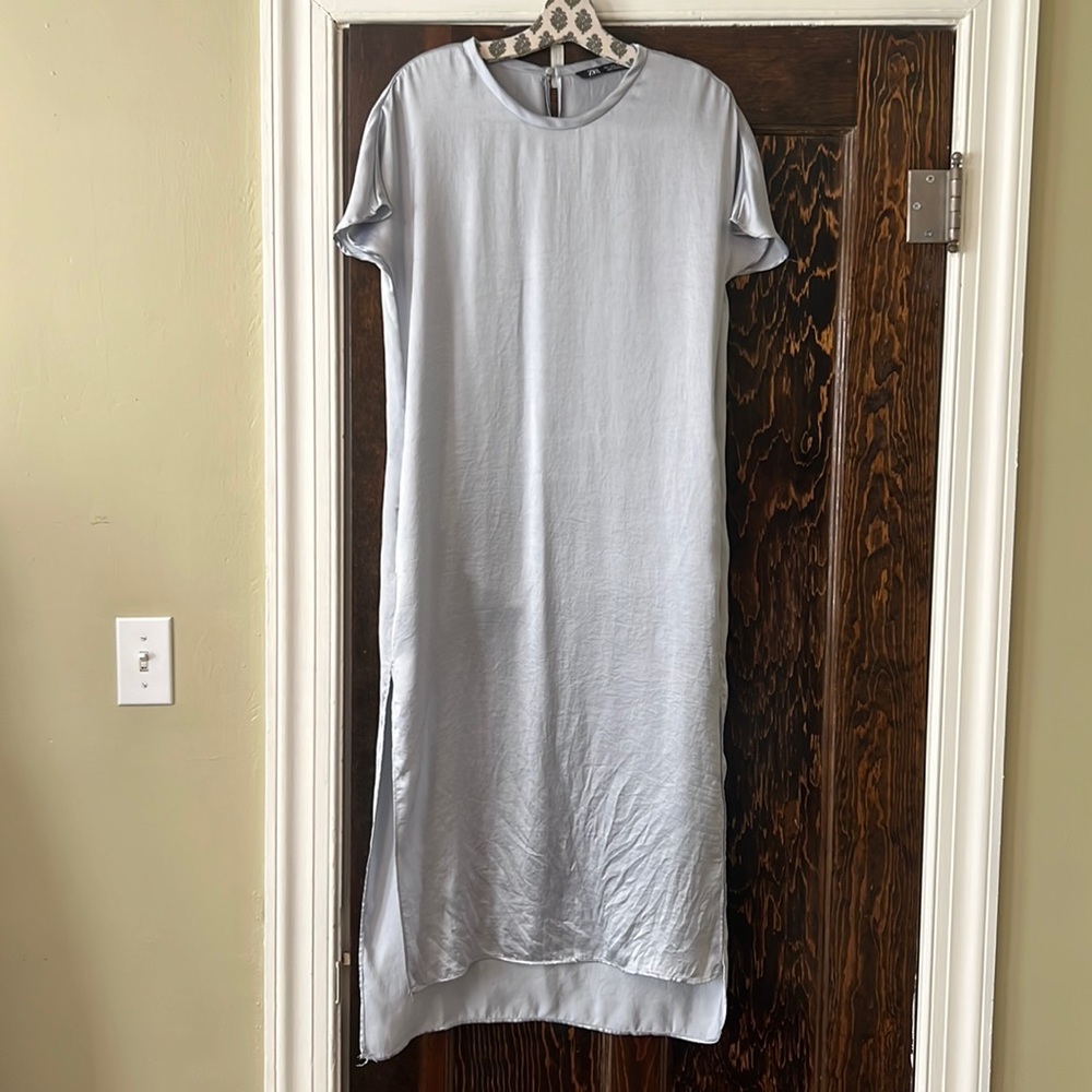 Zara silky maxi dress